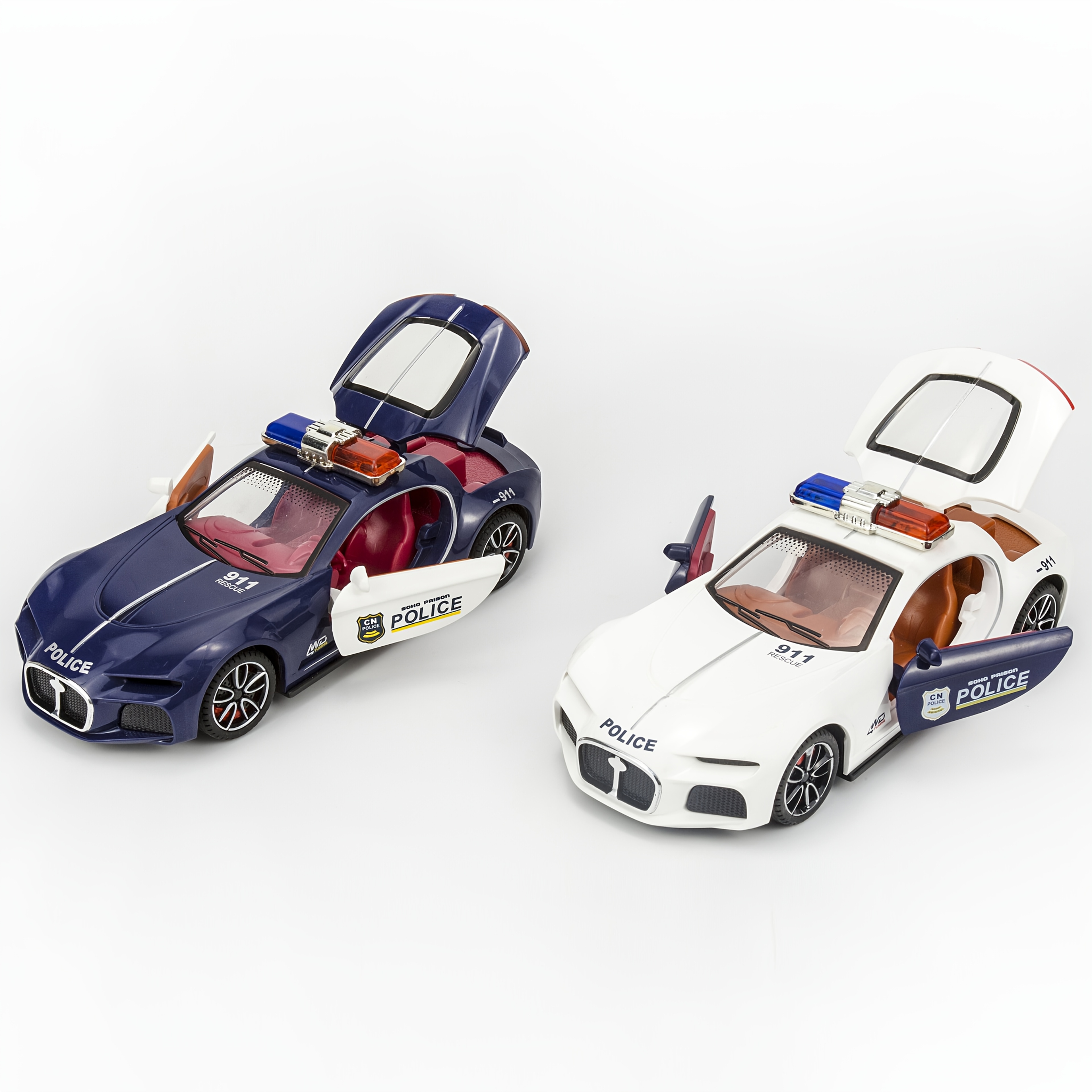 Wuling Toy Police Model Sports Car for Collectors